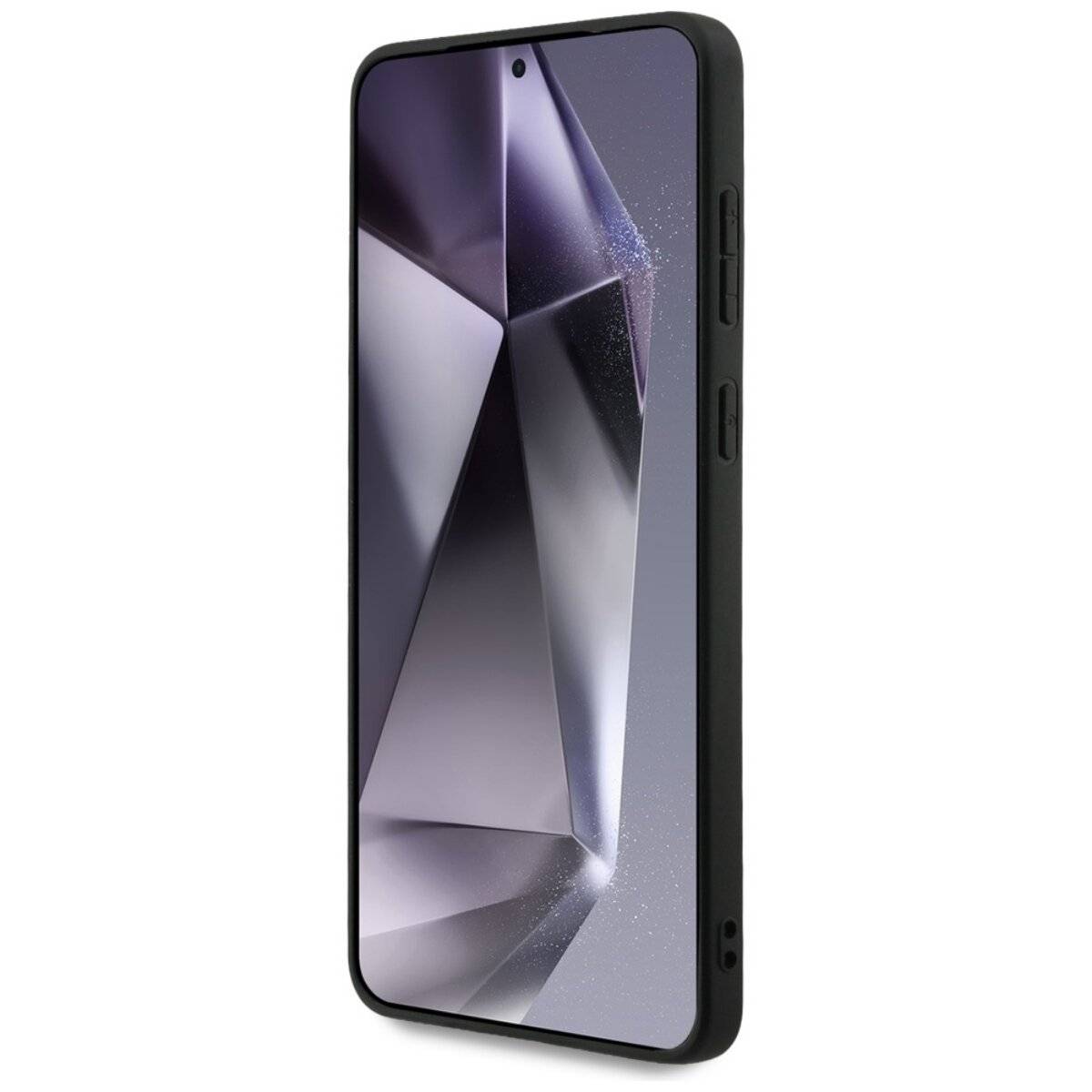 BMW Leather Stripes Schutzhülle kompatibel mit Samsung Galaxy S25 Edge – Echtleder-Optik