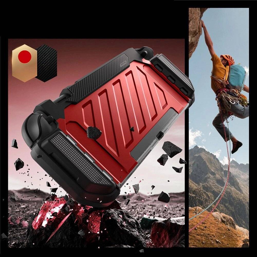 Supcase Unicorn Beetle Pro Hülle Nintendo Switch 2 - Rot Schwarz