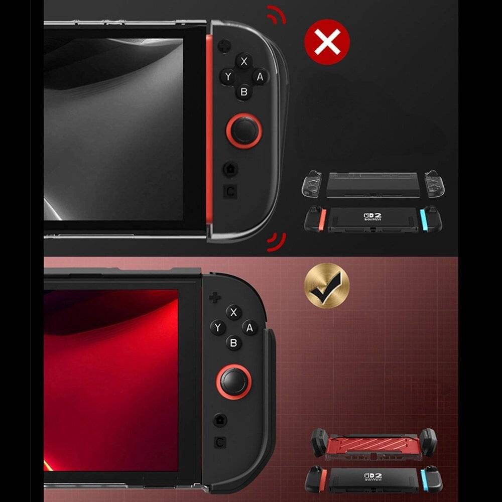 Supcase Unicorn Beetle Pro Hülle Nintendo Switch 2 - Rot Schwarz