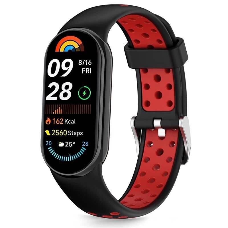 Tech-Protect IconBand Air Strap Xiaomi Smart Band 8 / 9 10 NFC - Schwarz Rot