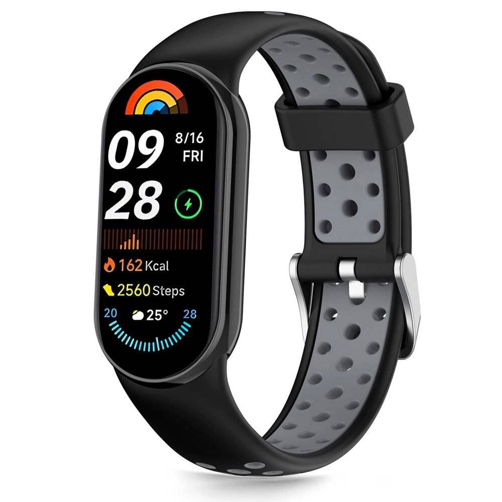 Tech-Protect IconBand Air Strap Xiaomi Smart Band 8 / 9 10 NFC - Schwarz Grau