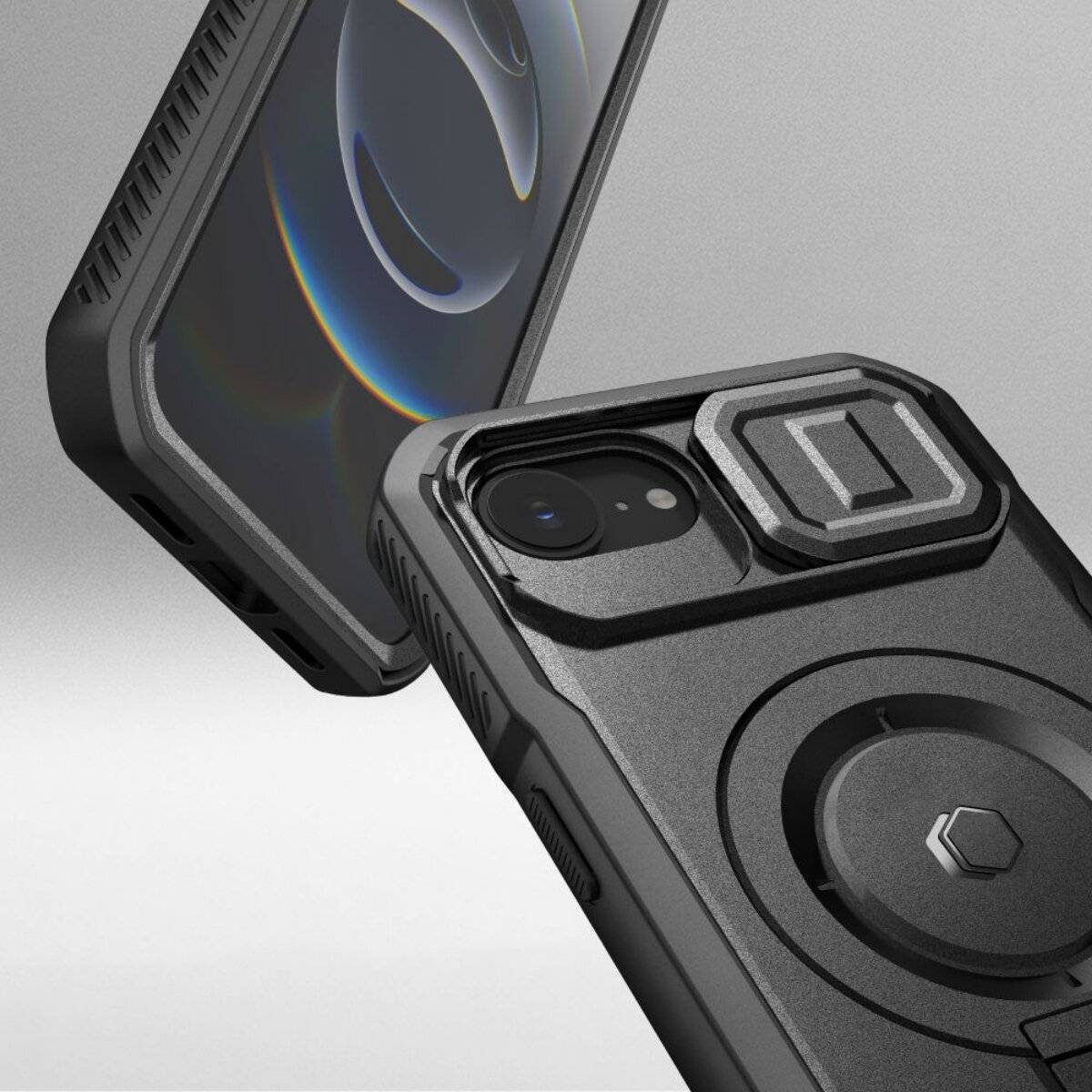 Tech-Protect Kevlar Magsafe Case iPhone 16e - Schwarz