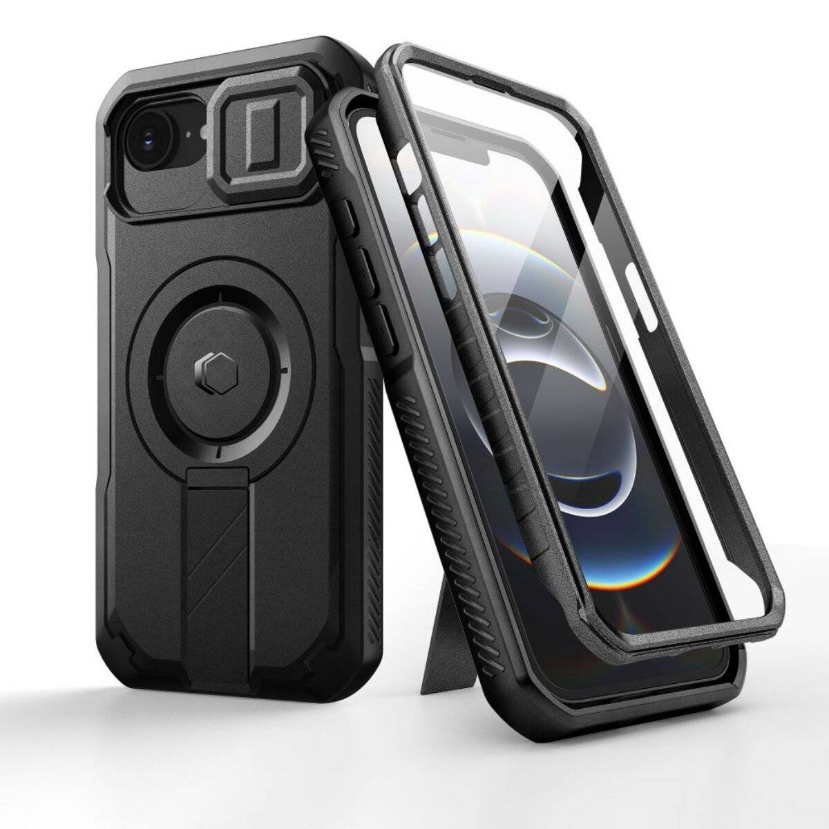 Tech-Protect Kevlar Magsafe Case iPhone 16e - Schwarz