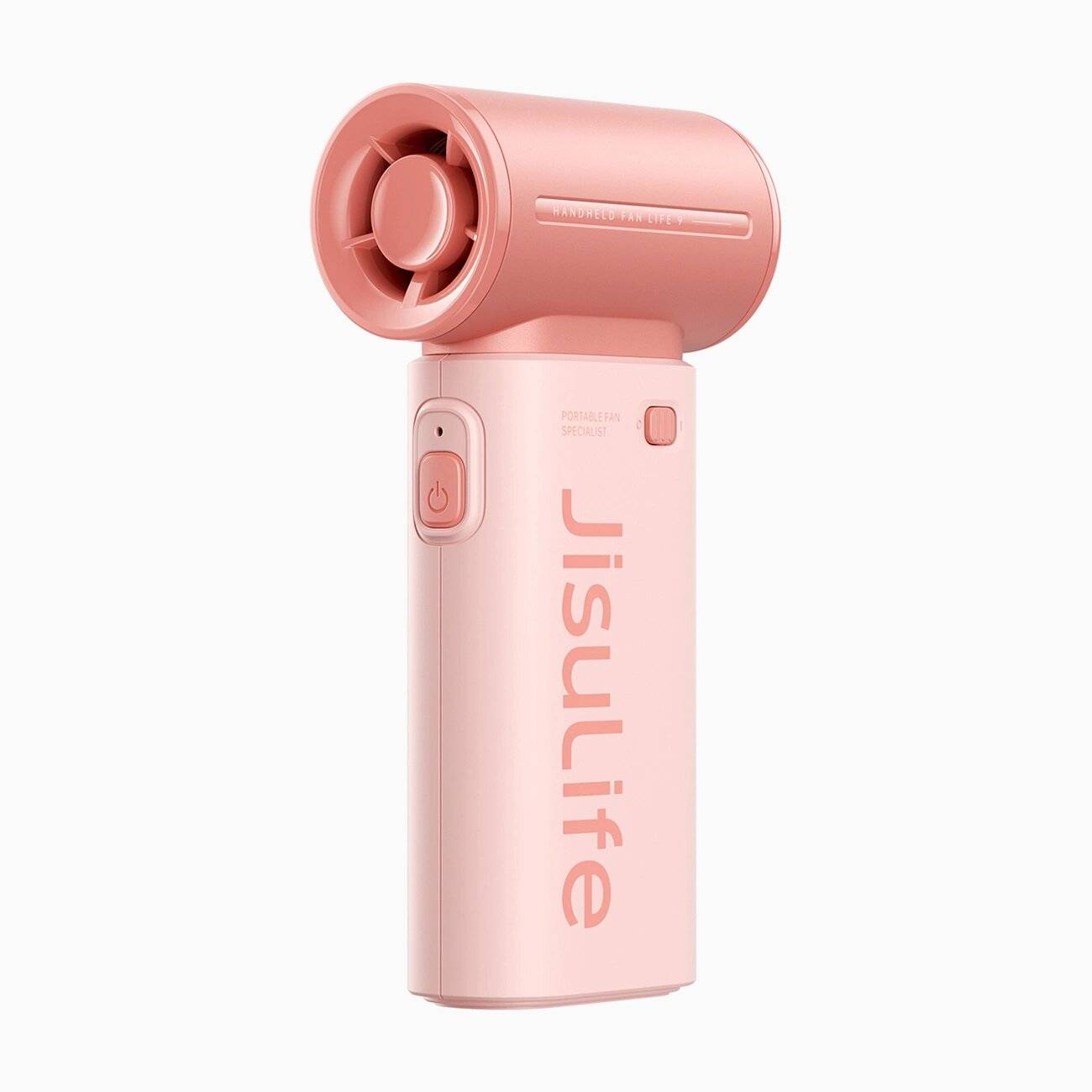 Jisulife Handventilator Life9 3600mAh Tragbarer Mini-Gebläse-USB-Ventilator - Rosa