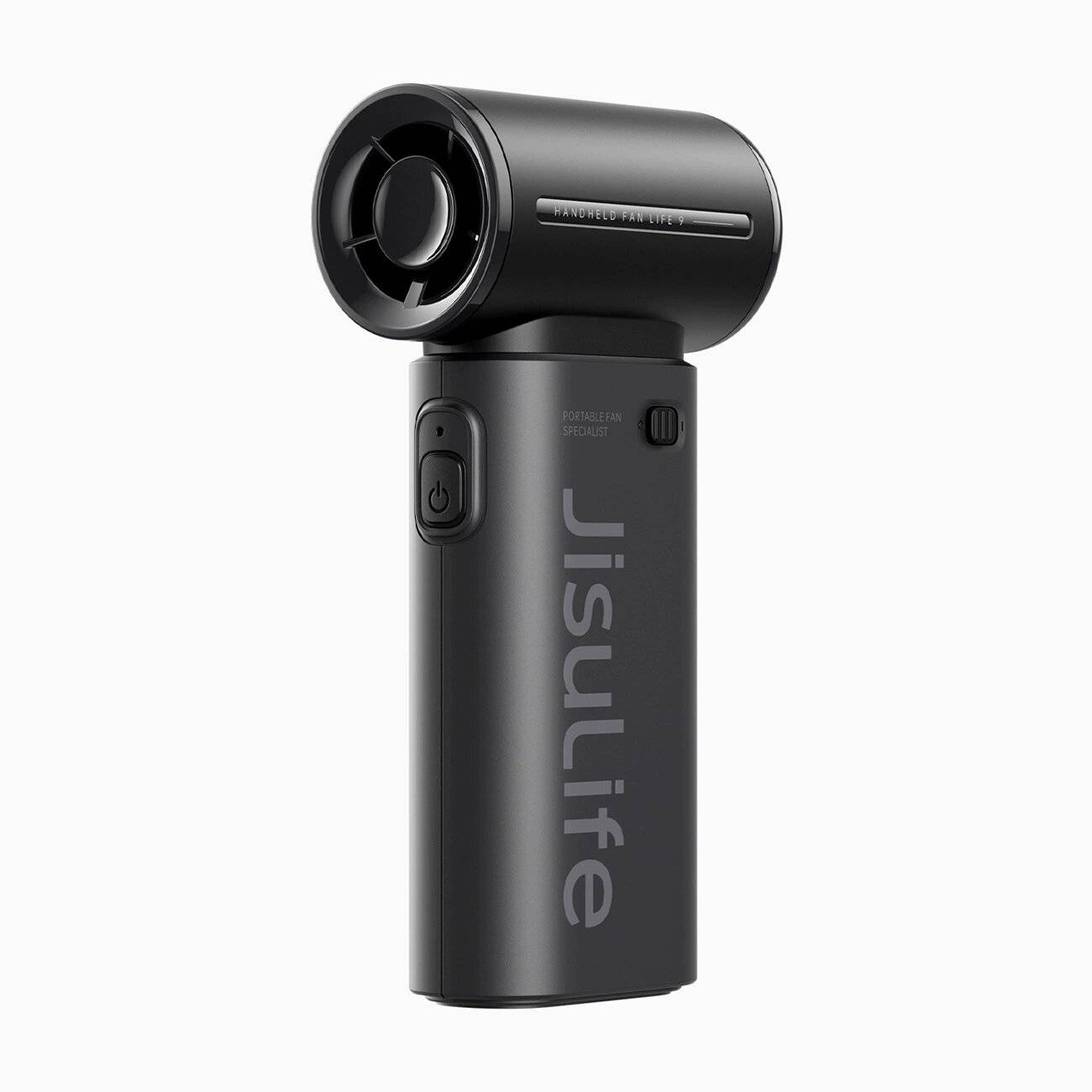 Jisulife Handventilator Life9 5000mAh Tragbarer Mini-Gebläse-USB-Ventilator - Schwarz