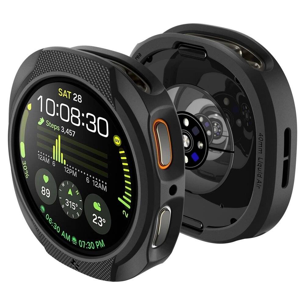 Spigen Liquid Air Case Samsung Galaxy Watch 8 40 mm – Mattschwarz