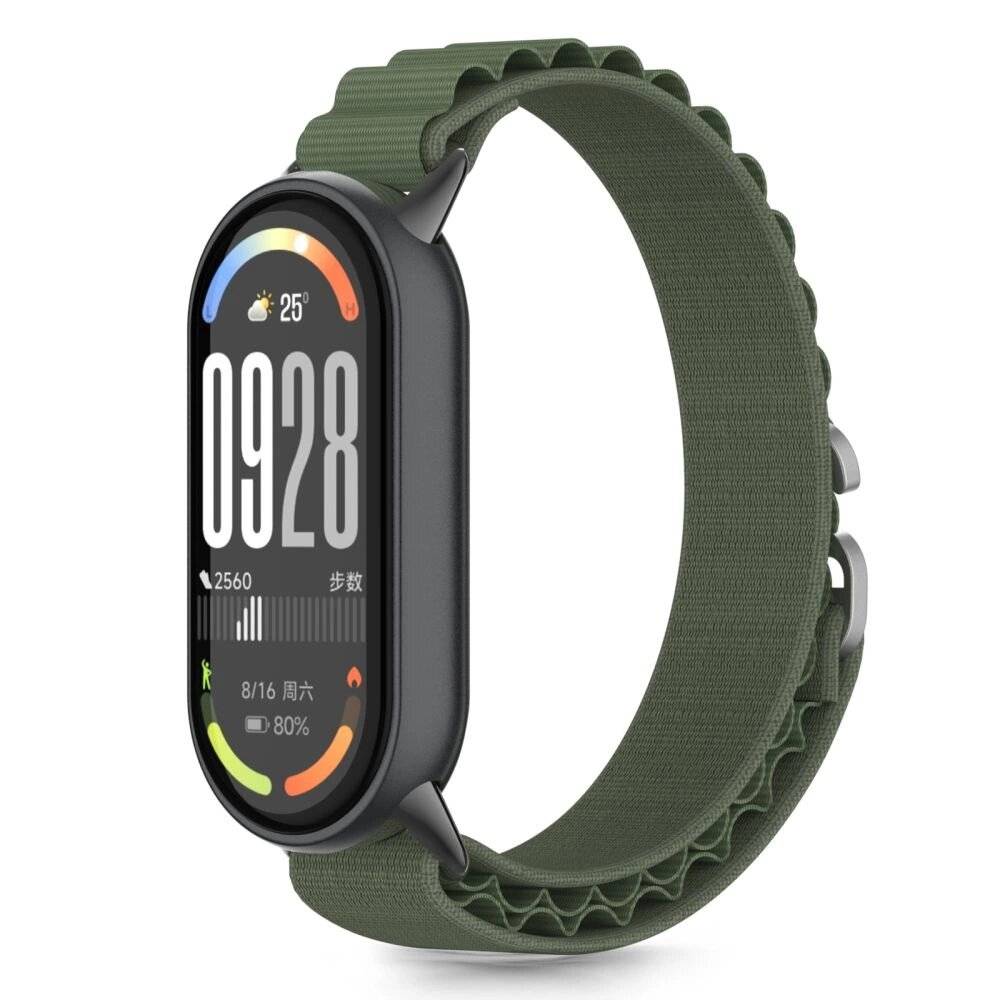 Tech-Protect Nylon Pro Strap Xiaomi Smart Band 8 / 9 10 NFC - Grün