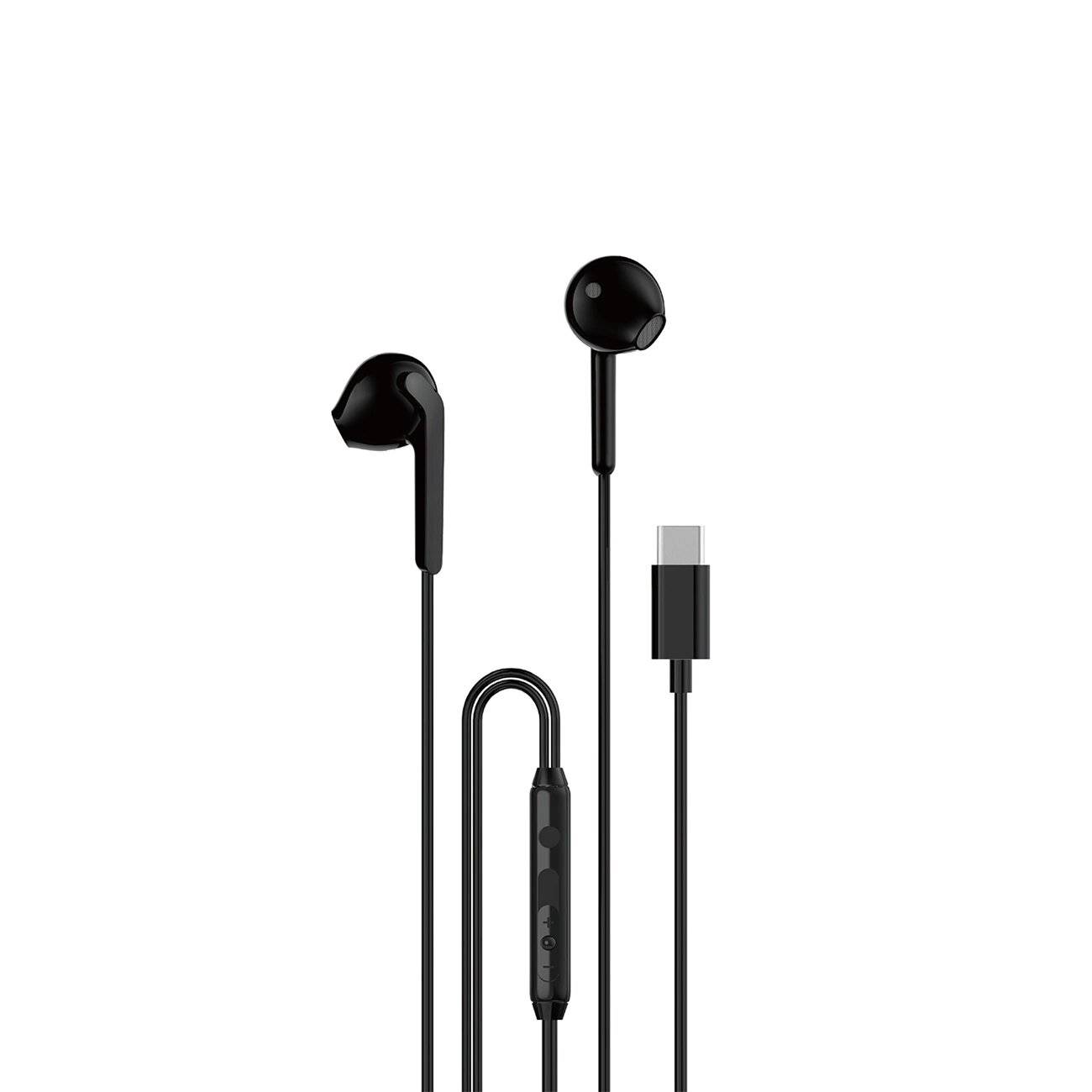 Dudao X3C In-Ear-Kopfhörer USB-C Kabel, 1,2 m – Schwarz