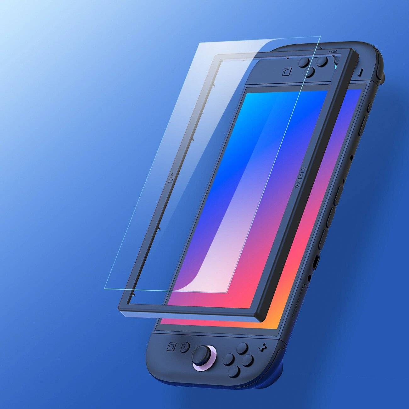 Switch 2 Schutzfolie DUX DUCIS HD Vollflächig Gehärtetes Glas ...