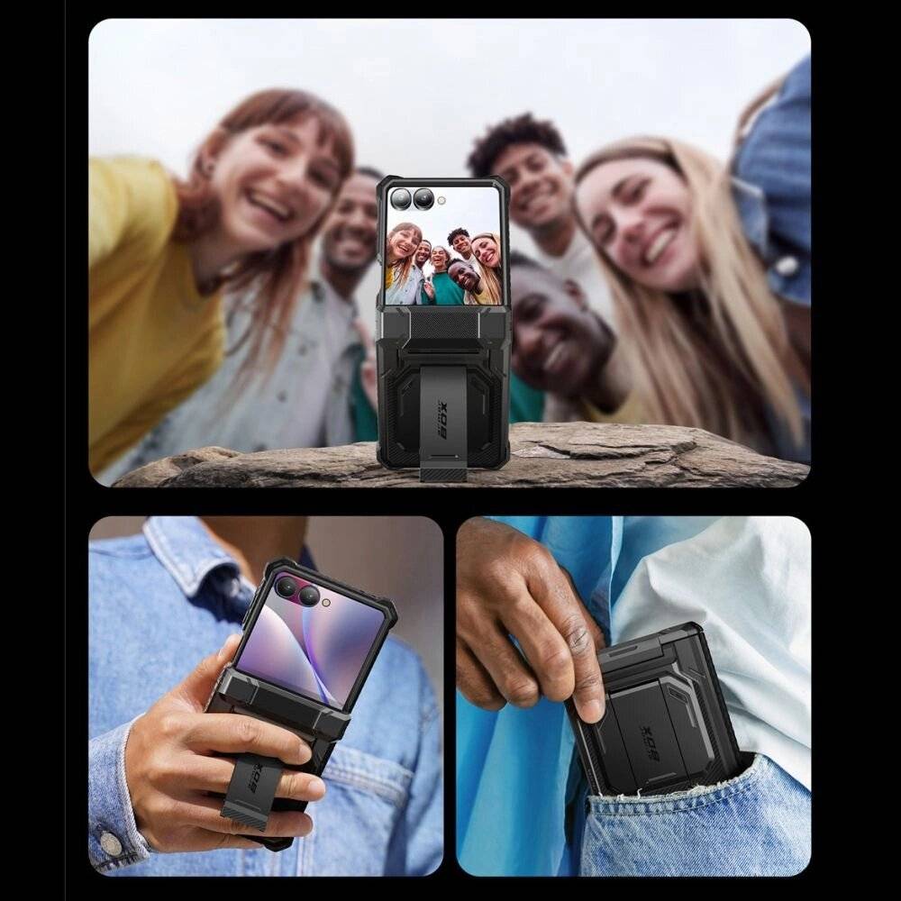 Supcase IBLSN Armorbox Case Samsung Galaxy Z Flip 7 - Schwarz