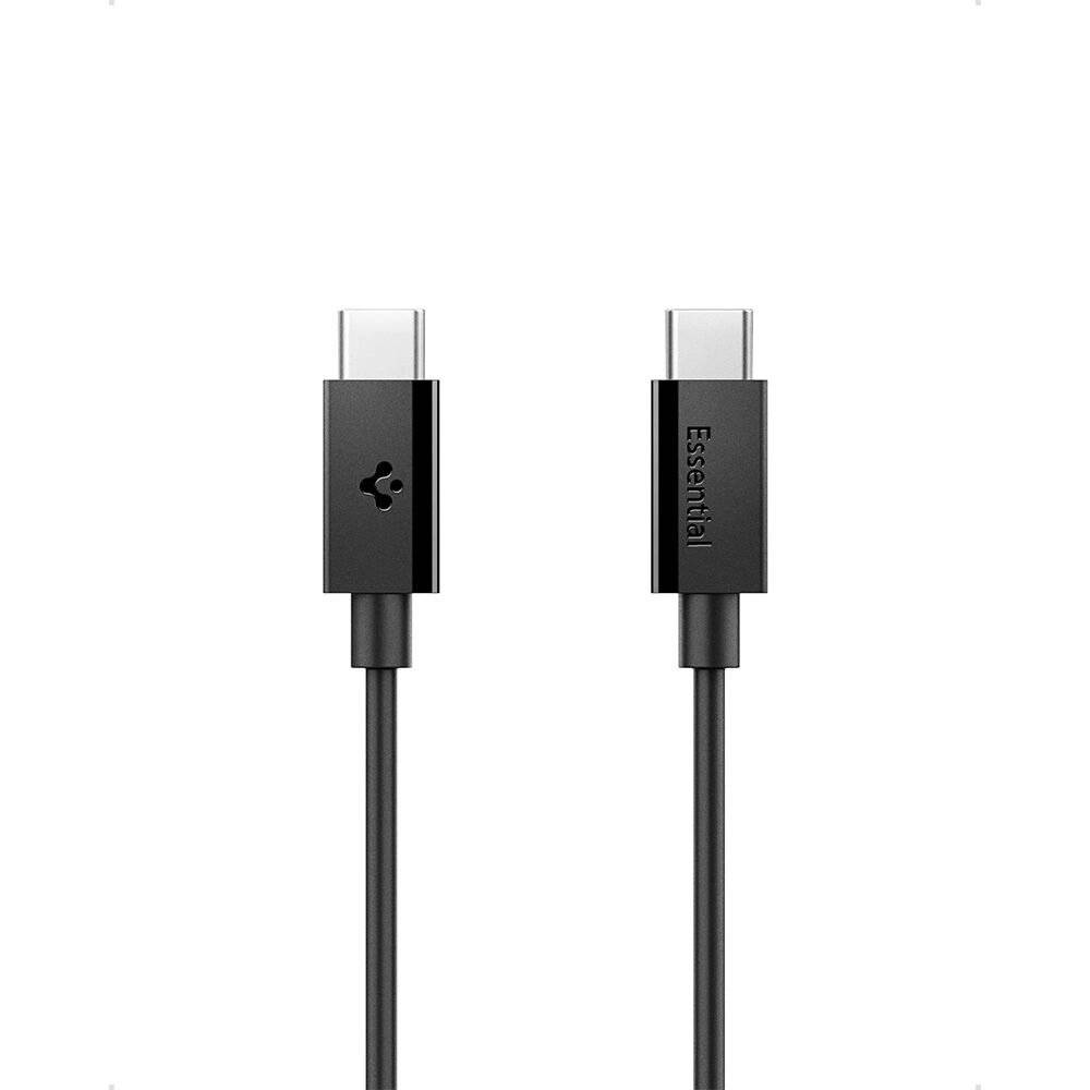 Spigen EB6020CC 60W Kabel + USB-C / 200 cm - Schwarz