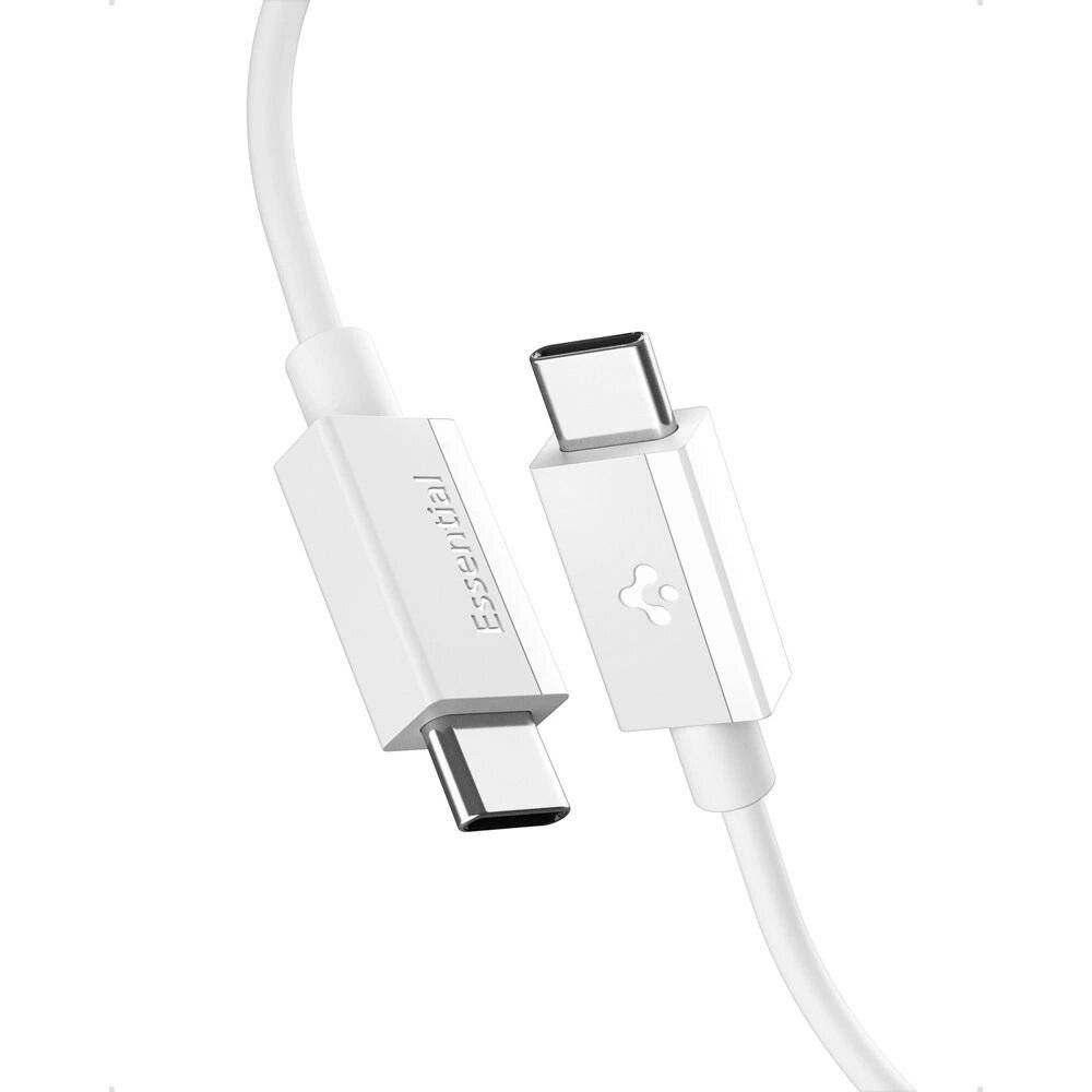 Spigen EB6020CC 60W Kabel + USB-C / 200 cm - Weiß