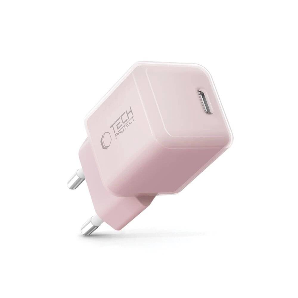 Tech-Protect NCM25 USB-C PD 25W Wandladegerät - Rosa