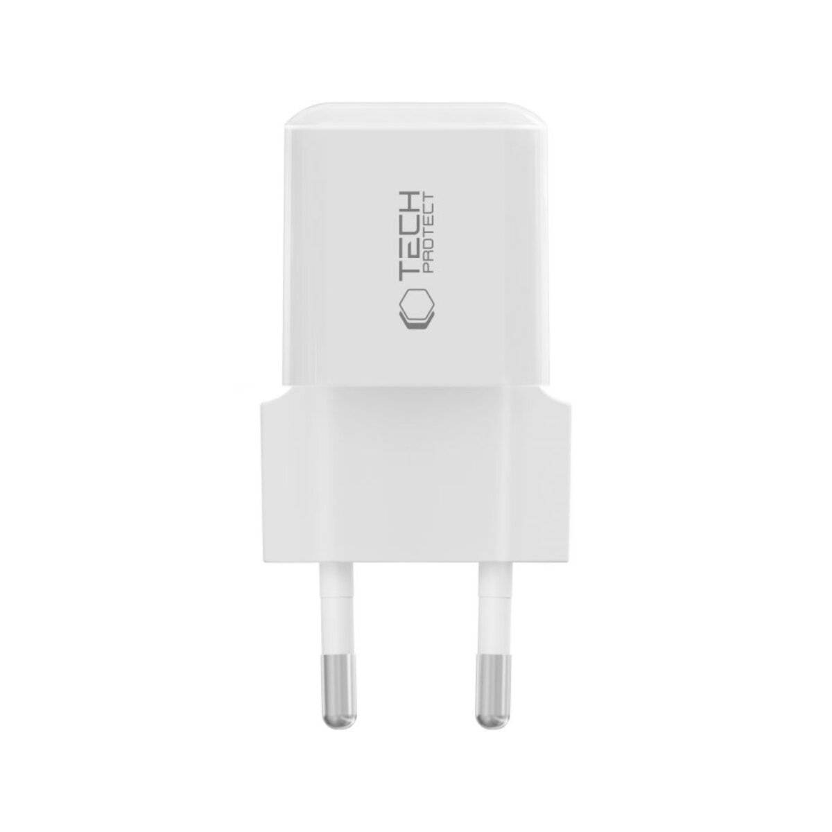 Tech-Protect NCM25 USB-C PD 25W Wandladegerät – Weiß