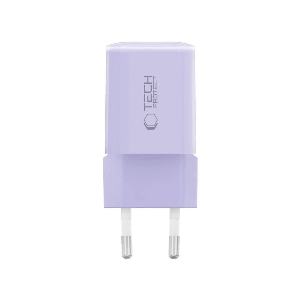 Tech-Protect NCM33 PD 33W QC3.0 USB-C / Wandladegerät - Lila