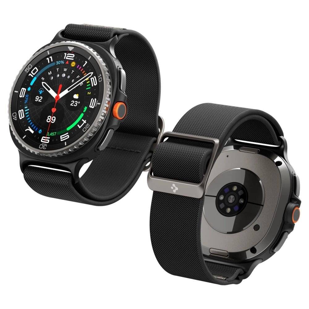 Spigen Fit Lite Armband Samsung Galaxy Watch 40/44/46 mm - Schwarz