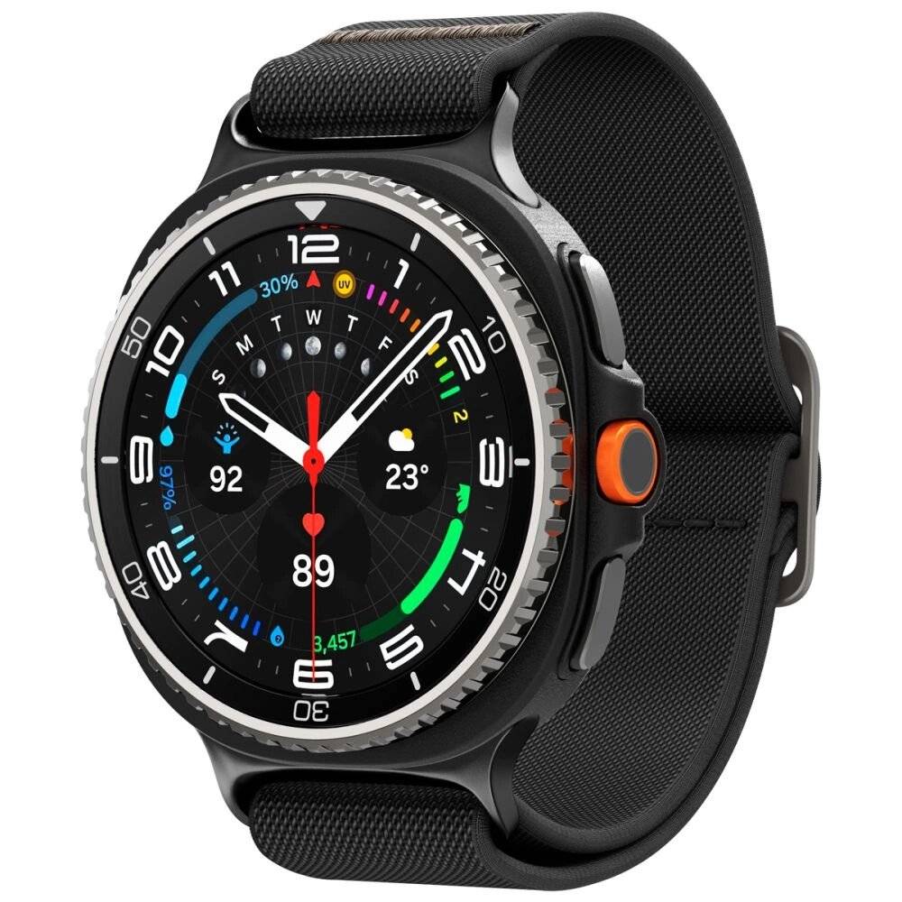 Spigen Fit Lite Armband Samsung Galaxy Watch 40/44/46 mm - Schwarz