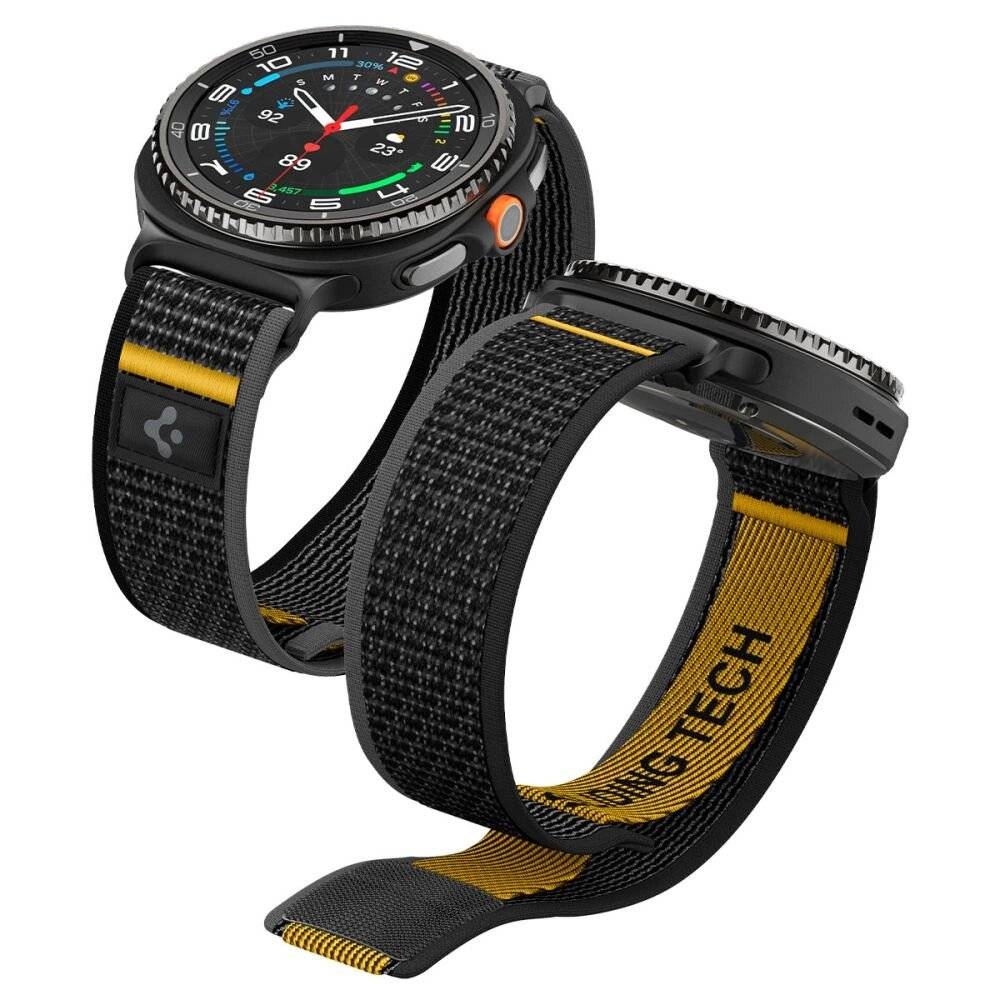 Spigen Athlex Air Strap Samsung Galaxy Watch 40/44/46 mm - Schwarz Gelb