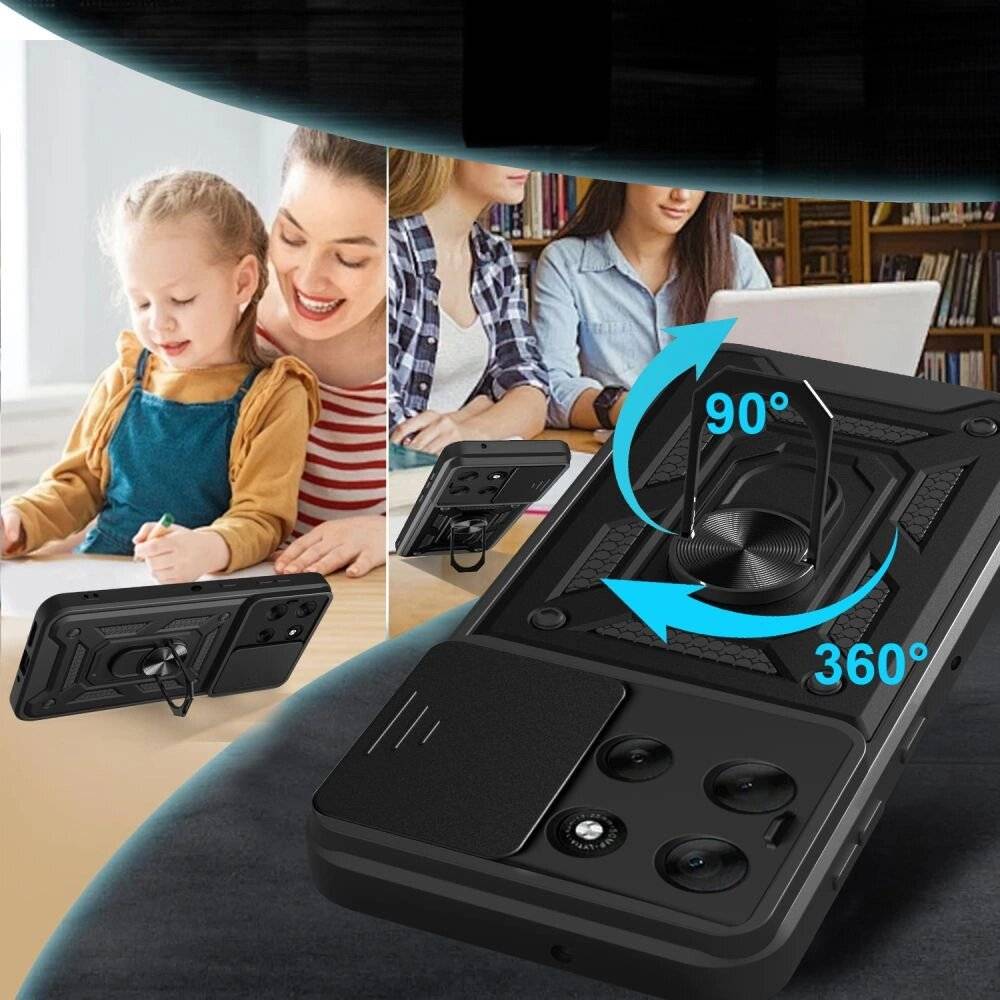 Tech-Protect CamShield Pro Schutzhülle Motorola Moto G86 5G, Schwarz