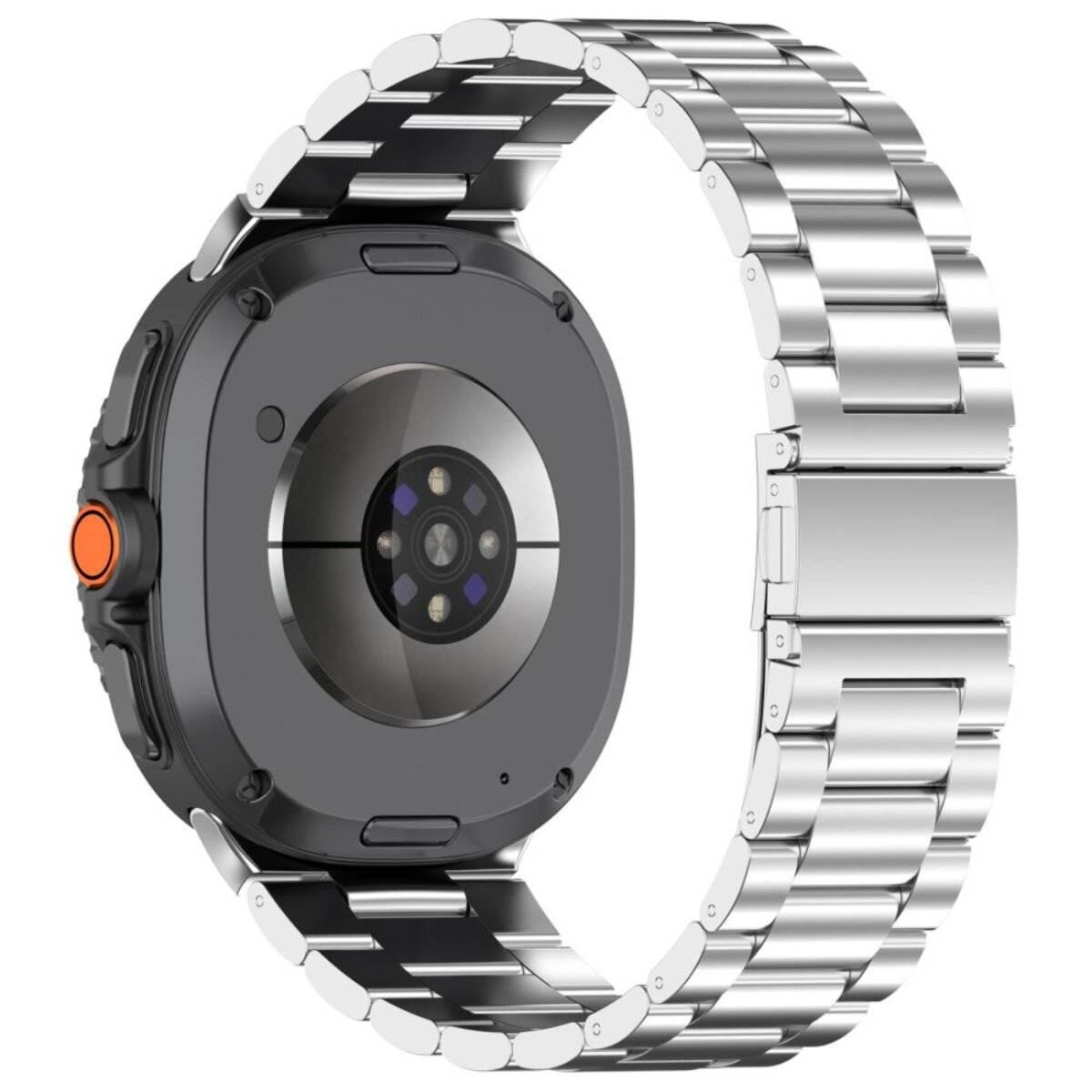 Tech-Protect Edelstahlarmband für Samsung Galaxy Watch 40/44/46 mm Silber