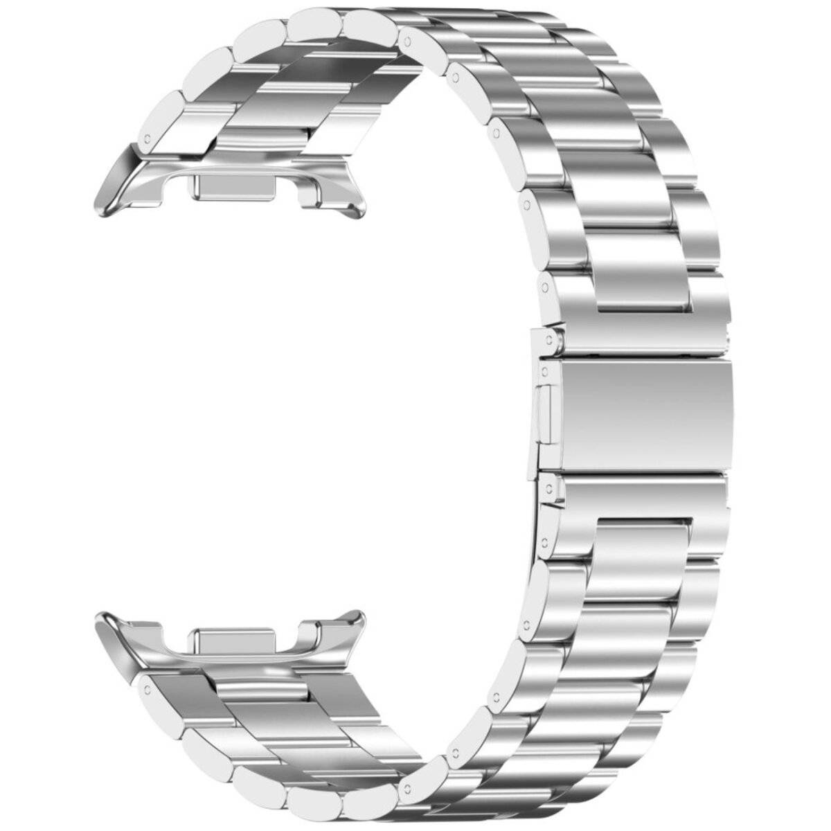 Tech-Protect Edelstahlarmband Samsung Galaxy Watch 40/44/46 mm - Silber