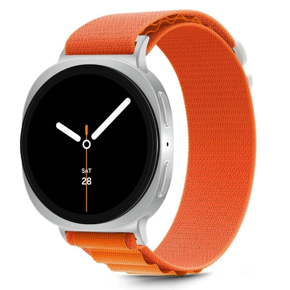Tech-Protect Nylon-Streifenarmband Samsung Galaxy Watch 40/44/46 mm – Orange