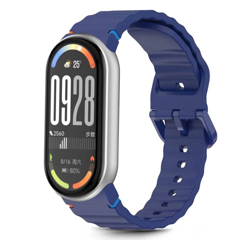 Tech-Protect Silikon-Sportarmband Xiaomi Smart Band 8 / 9 10 NFC - Blau
