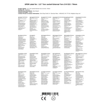 Torx Nuss 1/2 Zoll, Aussen Torx E22, CrV Torx Nuss 1/2 Zoll, Aussen Torx E22, CrV