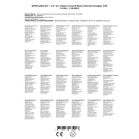 Schlagschraubernuss, 1/2 Zoll Innensechskant H19, Cr-Mo, Industriequalität Schlagschraubernuss, 1/2 Zoll Innensechskant H19, Cr-Mo, Industriequalität