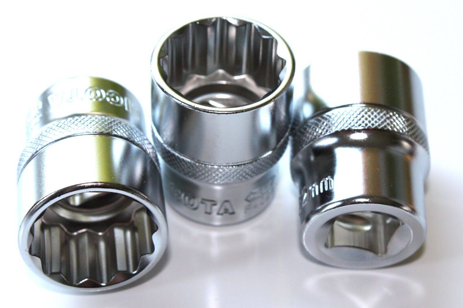 Nusskasten 1/2 Zoll, Steckschlüsselsatz, 12-Kant Nüsse, Steckschlüssel Set