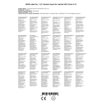 Stecknuss 1/2 Zoll, Spline Einsatz, Knarre, 17mm, Cr-V Stecknuss 1/2 Zoll, Spline Einsatz, Knarre, 17mm, Cr-V