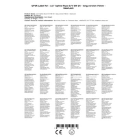 1/2 Zoll Vielzahn Nuss, lang, 24mm Schlüsselweite, CrV 1/2 Zoll Vielzahn Nuss, lang, 24mm Schlüsselweite, CrV