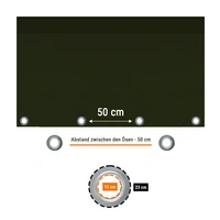 Abdeckplane 210g/m², 1,5 x 10m grün (15m²), wasserdicht, Gewebeplane Abdeckplane 210g/m², 1,5 x 10m grün (15m²), wasserdicht, Gewebeplane
