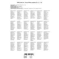 Fitting 32mm, Schraubfitting Kupplung, 1 Zoll IG, Heizung, Trinkwasser Fitting 32mm, Schraubfitting Kupplung, 1 Zoll IG, Heizung, Trinkwasser