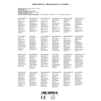 Abdeckplane 280 g/m², 3x5m grau (15m²), wasserdicht und reißfest Abdeckplane 280 g/m², 3x5m grau (15m²), wasserdicht und reißfest