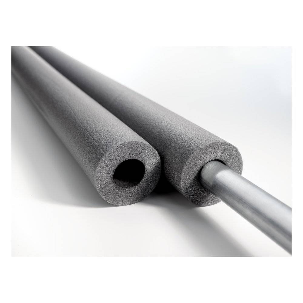 Rohrisolierung 28 mm, Isolierschlauch 9 mm grau