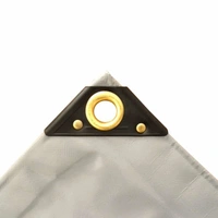 Abdeckplane, PVC Plane 6x8m, grau 650g/m², wasserdicht, Boni-Shop Abdeckplane, PVC Plane 6x8m, grau 650g/m², wasserdicht, Boni-Shop