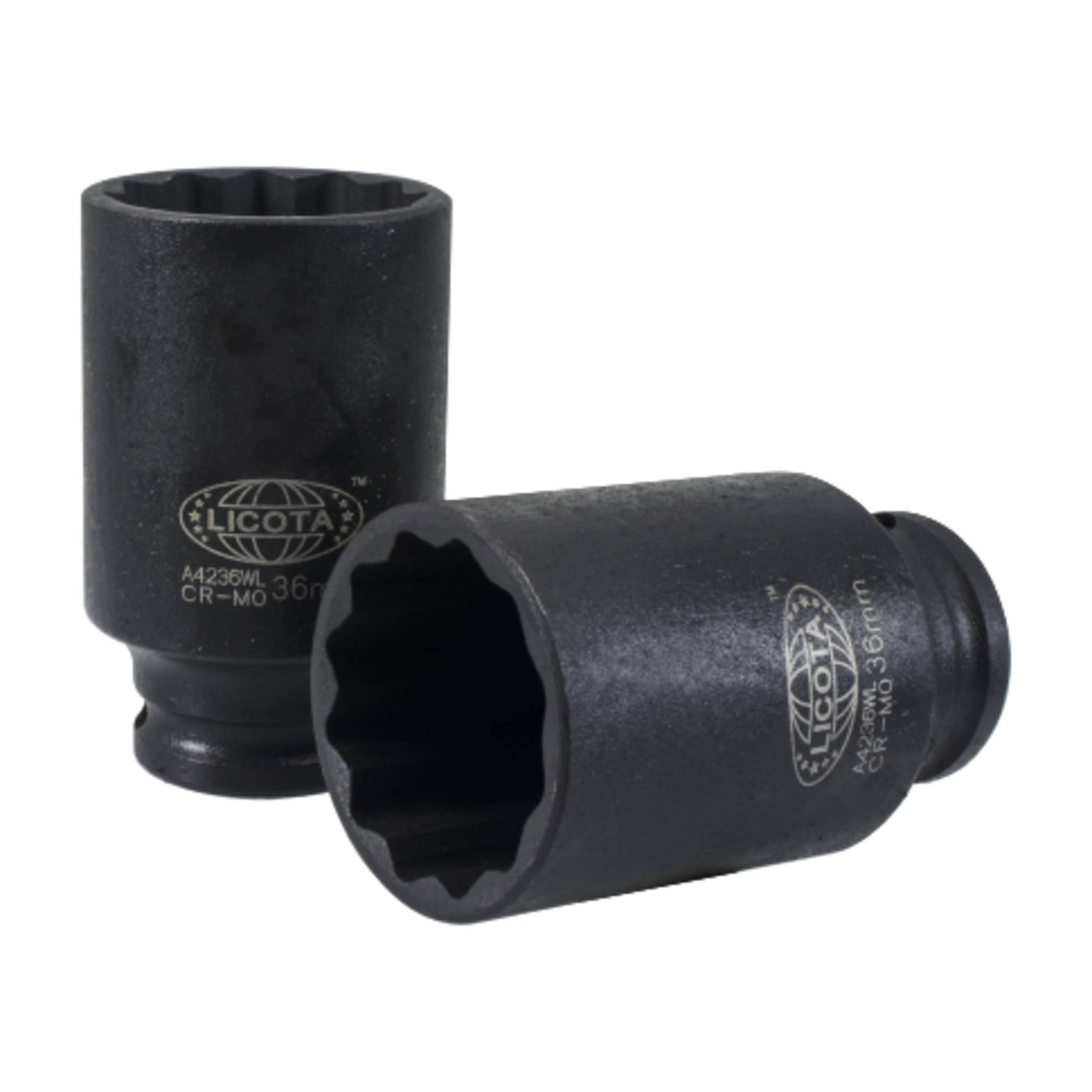 Schlagschraubernuss 8mm, 1/2 Zoll Nuss, Cr-Mo Stahl, 12-kant