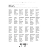 Stecknuss 8mm, 1/2 Zoll Nuss, CrV, kurze Ausführung Stecknuss 8mm, 1/2 Zoll Nuss, CrV, kurze Ausführung