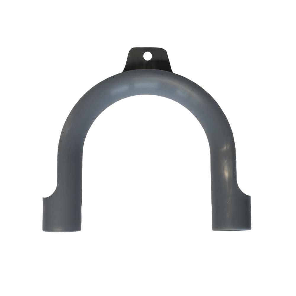 Waschmaschinenschlauch, Spülmaschinenschlauch, 3/4 Zoll, 1 Meter, grau, mit Bügel