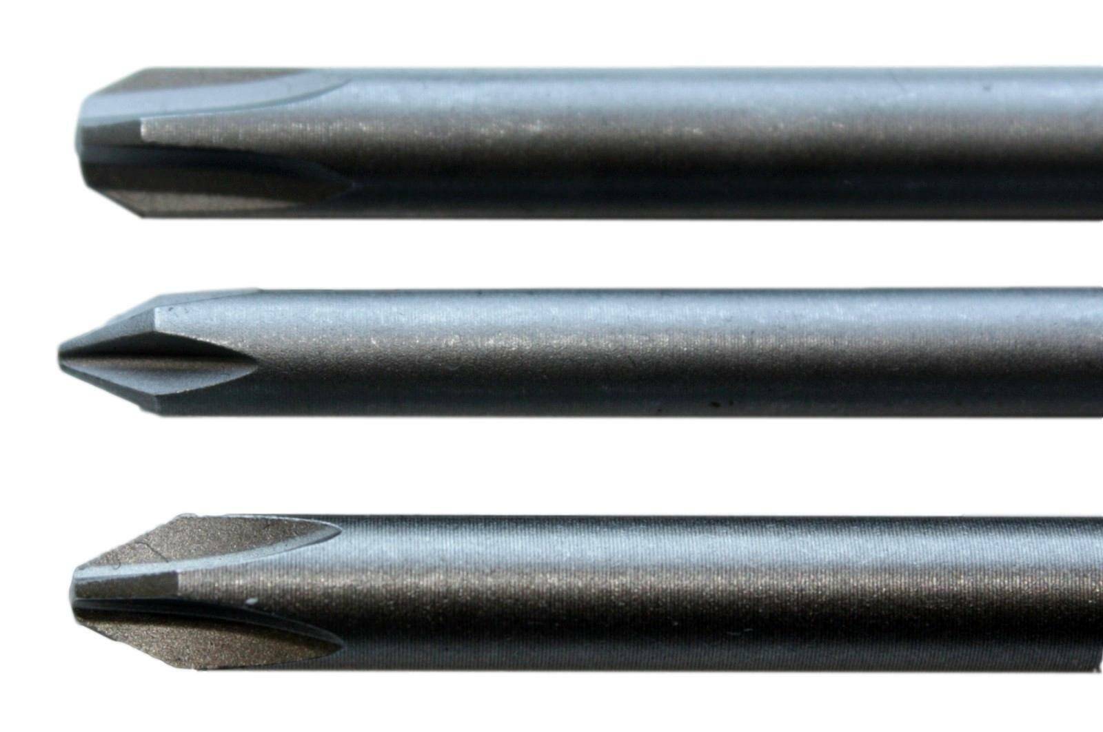 PH1 Bit, Langbit, 200mm, S2 Stahl, Industrie Qualität