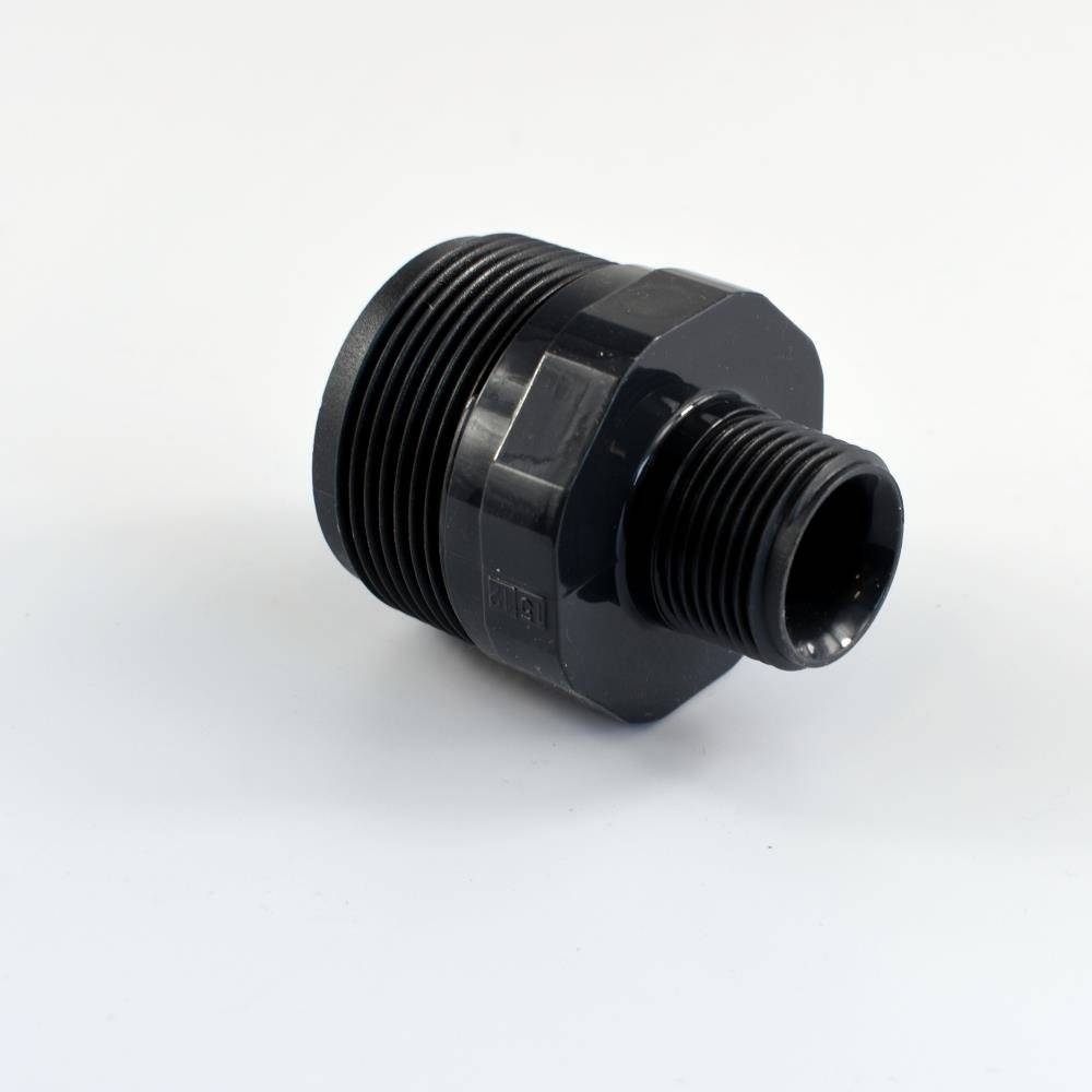 PVC Fittings, Reduziernippel, Doppelnippel, PVC-U AG 1 1/2" x 3/4"