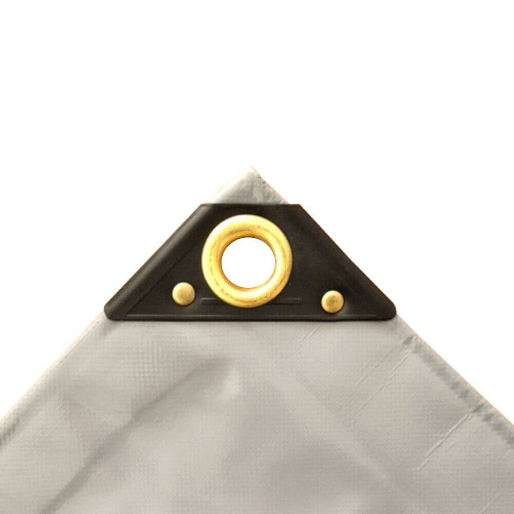 Abdeckplane, Gewebeplane, grau 650g/m², 3,5 x 6m (21m²), PVC Plane