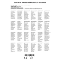 PVC Plane 650 g/m², Abdeckplane, 3,5 x 7m (24,5m²), grün, wasserdicht, reissfest PVC Plane 650 g/m², Abdeckplane, 3,5 x 7m (24,5m²), grün, wasserdicht, reissfest