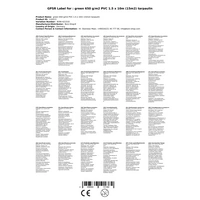 PVC Plane, Abdeckplane, 650g, grün 1,5 x 10m (15m²), wasserdicht, reißfest PVC Plane, Abdeckplane, 650g, grün 1,5 x 10m (15m²), wasserdicht, reißfest