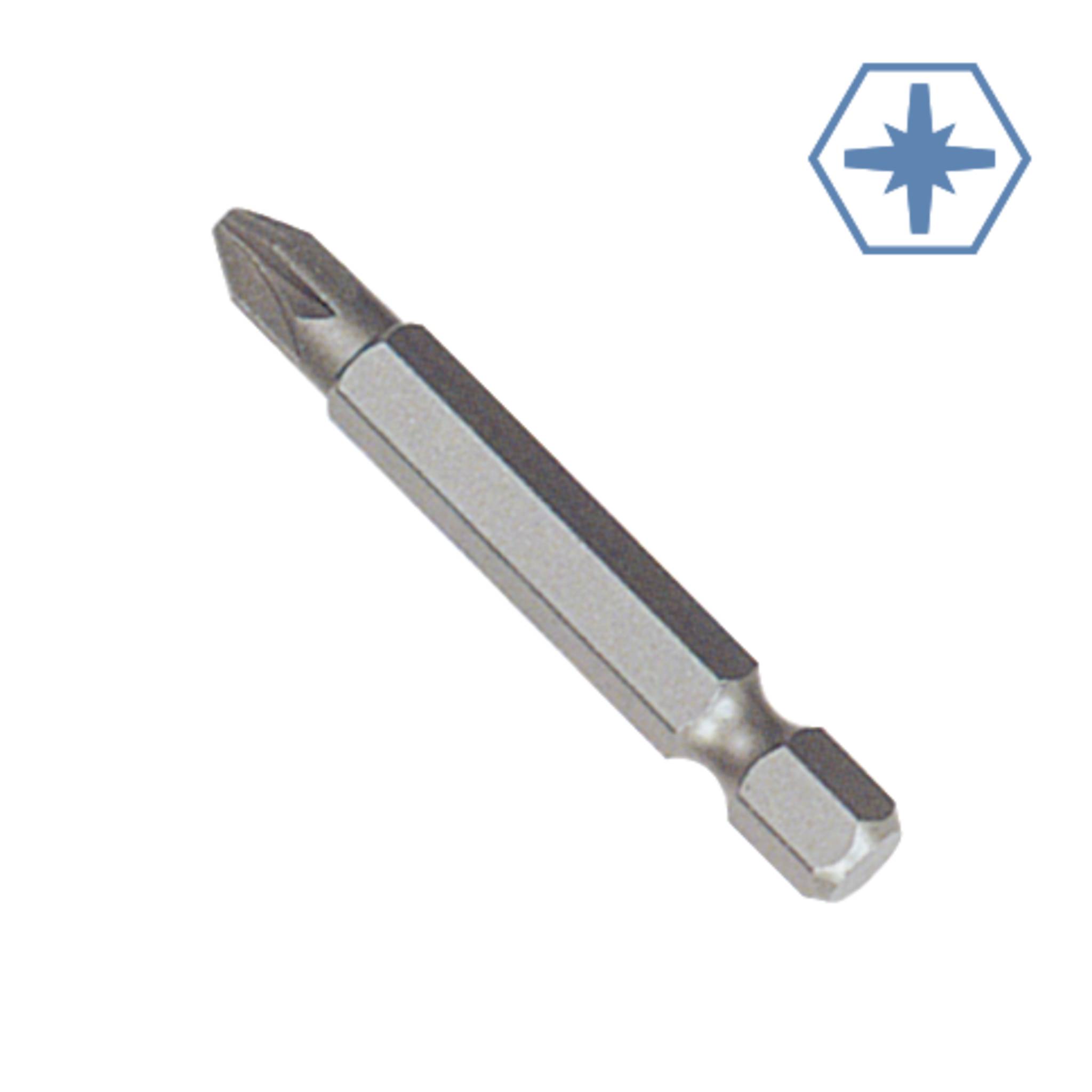 PZ2 Bit 50mm, Schrauberbit, S2 Stahl, Kreuzschlitz, Pozidriv