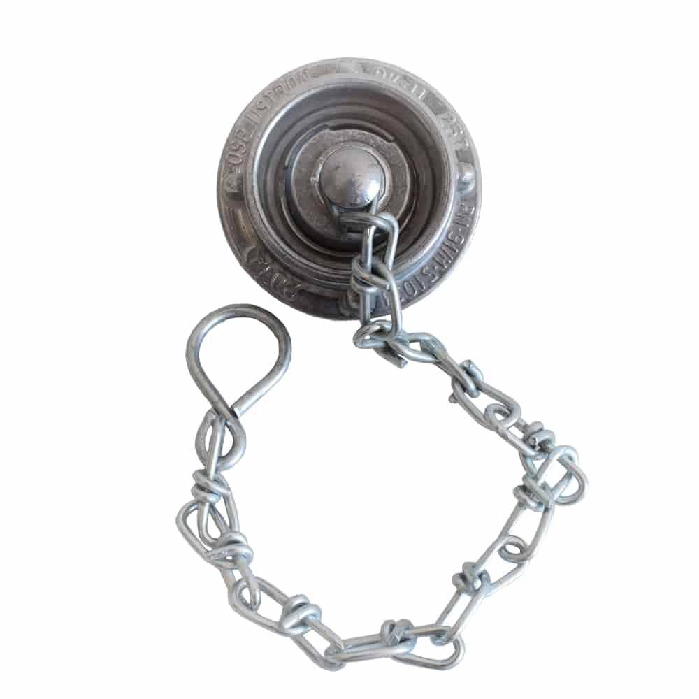 Storz Kupplung, D Blindkupplung mit Kette, Feuerwehrkupplung