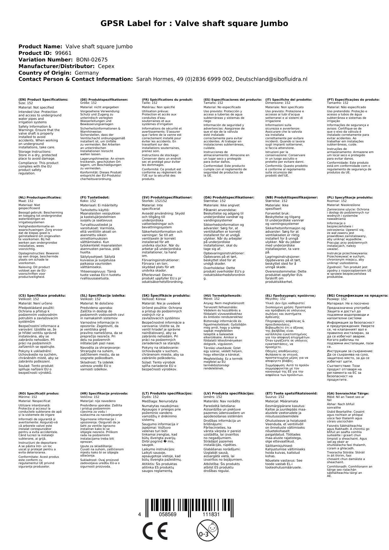 Ventilschacht viereckig Jumbo