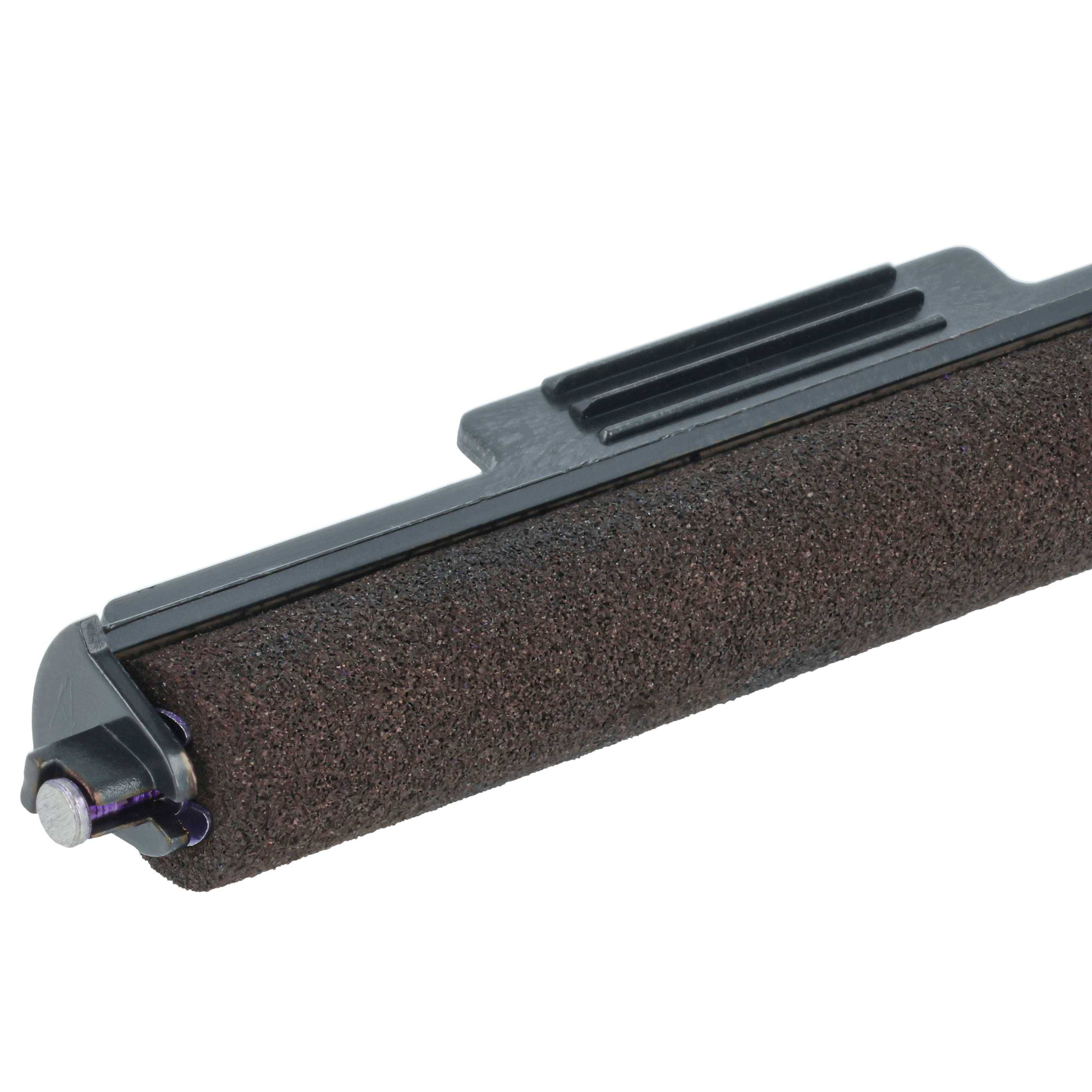 vhbw 5x Farbrolle, Farbwalze Violett kompatibel mit Triumph-Adler CMS 8200 Taschenrechner, Registrierkasse