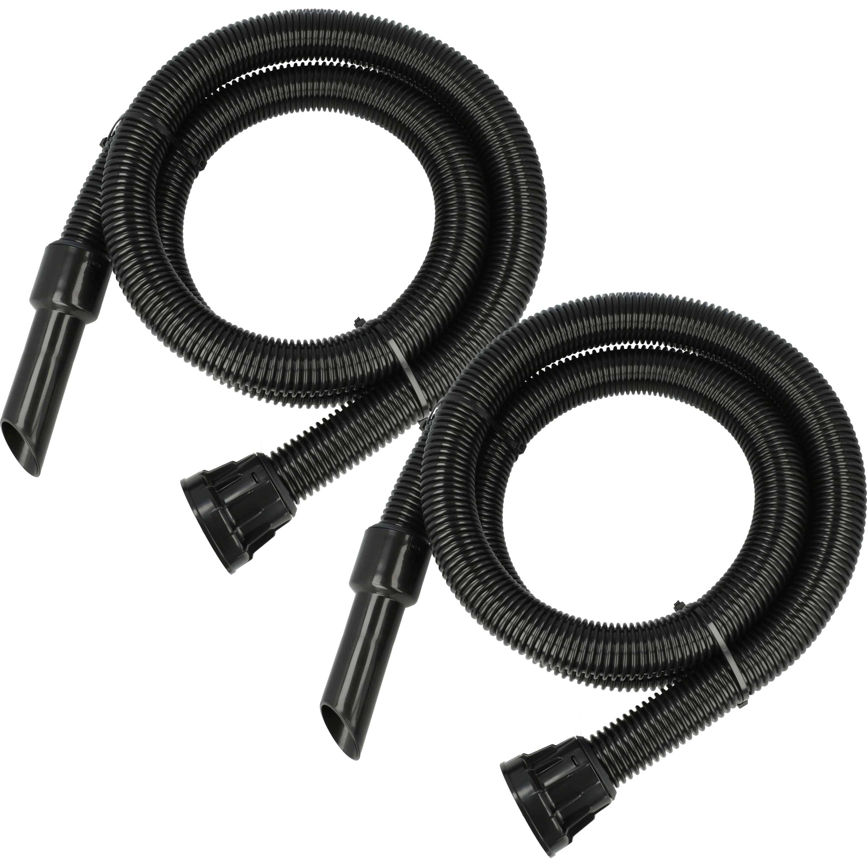vhbw 2x Ersatz Schlauch kompatibel mit Numatic James JDS181, JDS181 A1, PVT220, PVT220 A, PVT390, PVT390 A Staubsauger - 2,7 m, 32mm Rundanschluss